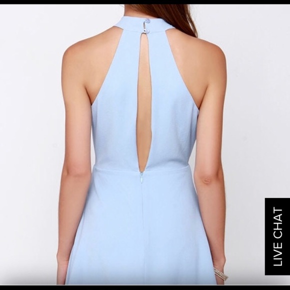 Lulu’s Periwinkle Skater Dress - Picture 5 of 8